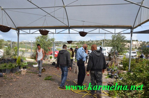 אלמונים הרסו את המשתלה של מגיד חדיד